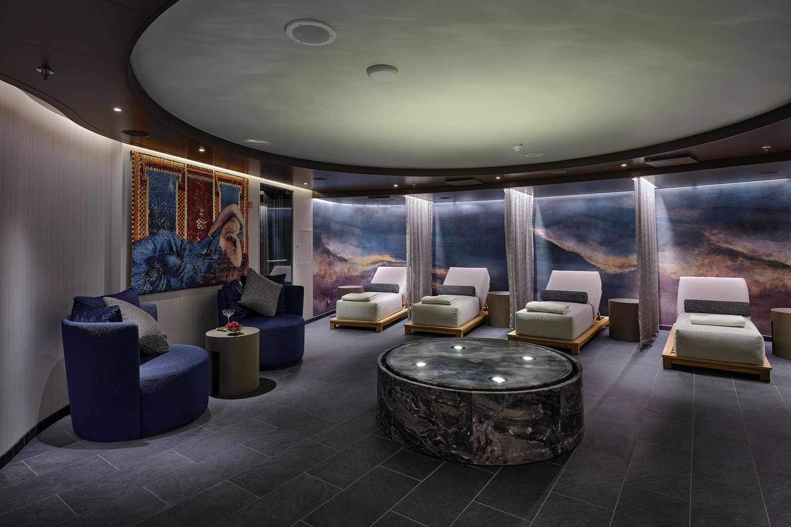 cruise ship spa lounge